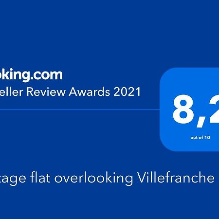 شقة Vintage Flat Overlooking Villefranche Bay المظهر الخارجي الصورة