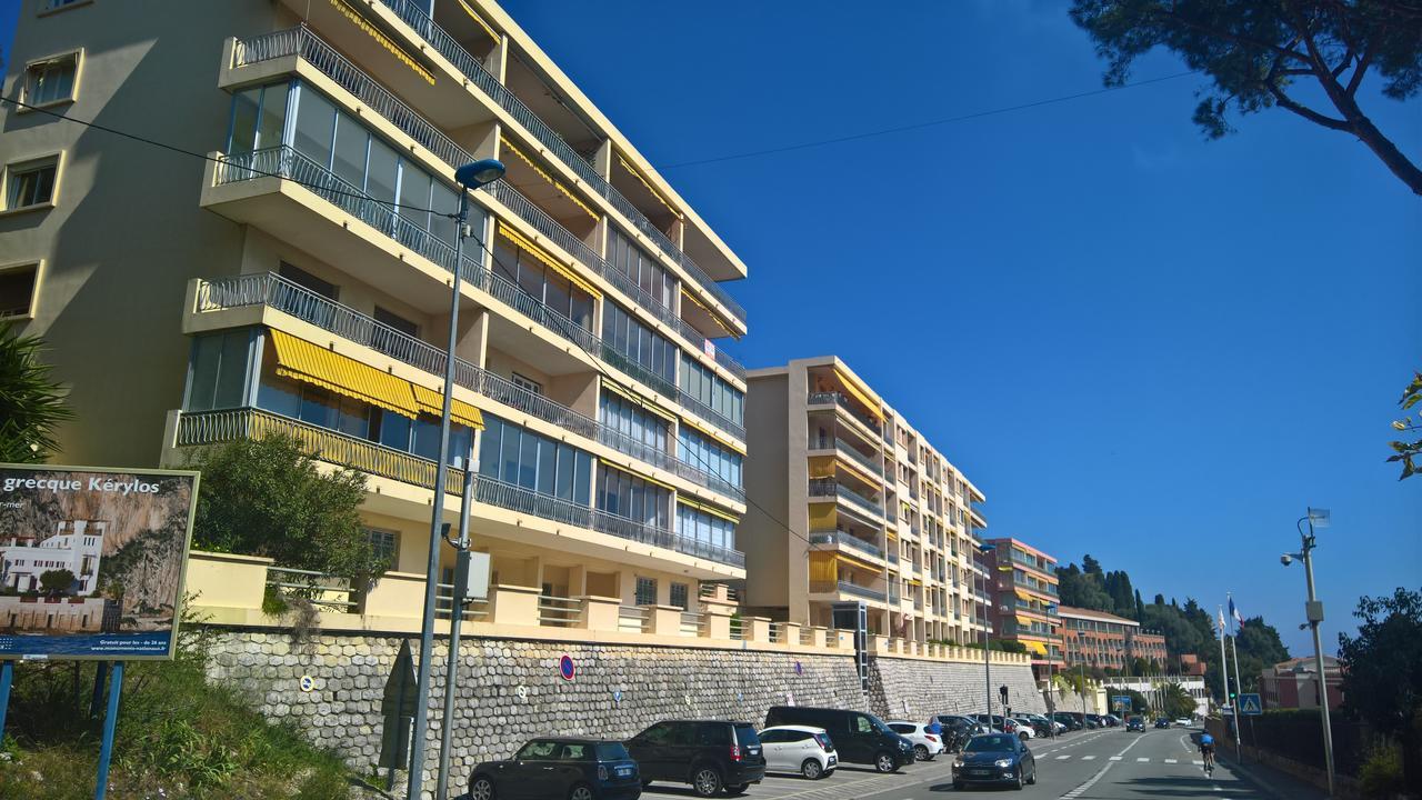 شقة Vintage Flat Overlooking Villefranche Bay المظهر الخارجي الصورة